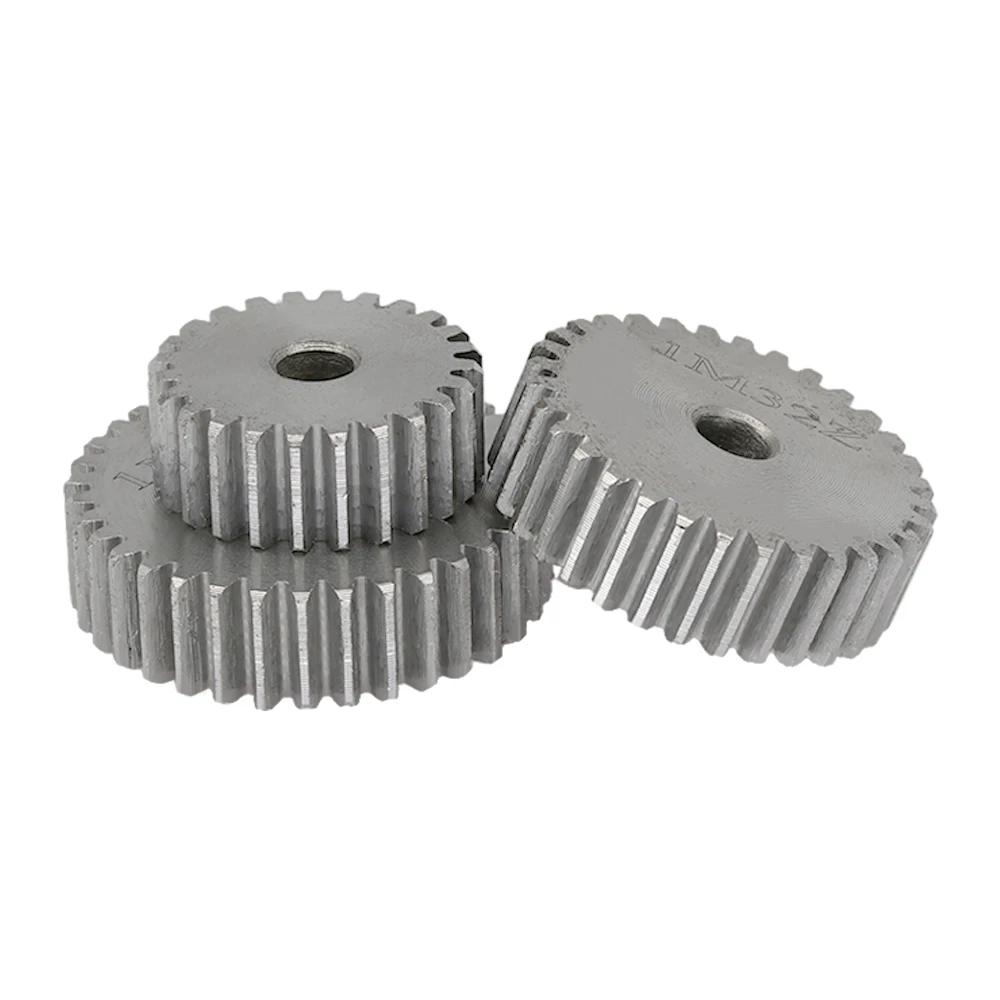 Cylindrical Gear 1 Piece 1M-31/32/33/34/35/36/37/38/39/40T SC45# Carbon Steel Material Metal Gear For Transmission Accessories