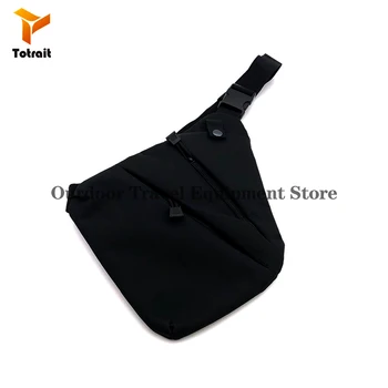 

Multifunctional Concealed Tactical Storage Gun Bag Holster Men's Right Hand Nylon Shoulder Bag Anti-theft Bag Chest Bag Hunting