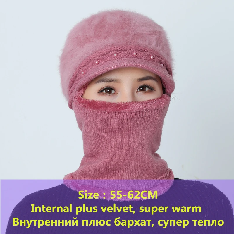 Зимние шапки Скалли Beanies шляпа для мамы Beanies женский шерстяной шарф головные уборы, Балаклава маска Gorras капот твист полосы вязаные шапки