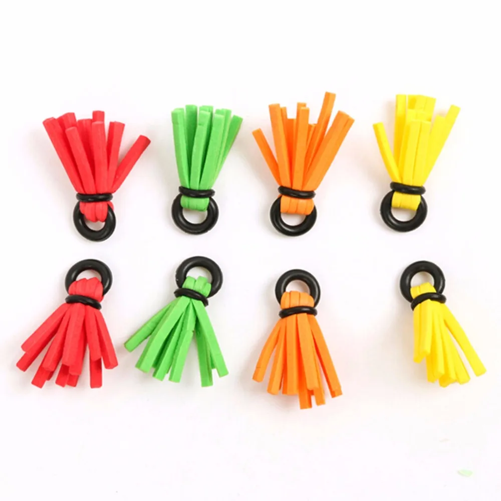4Pcs/Lot Foam Strike Indicators For Fly Fishing Yellow/Orange Fishing Tackle Box