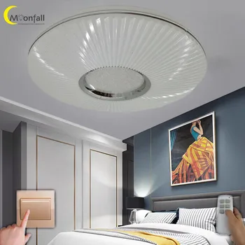 

Moonfall-LED ceiling lighting with crystal star 32W 72W lamp modern&simple design lights for indoor bedroom, kitchen, study