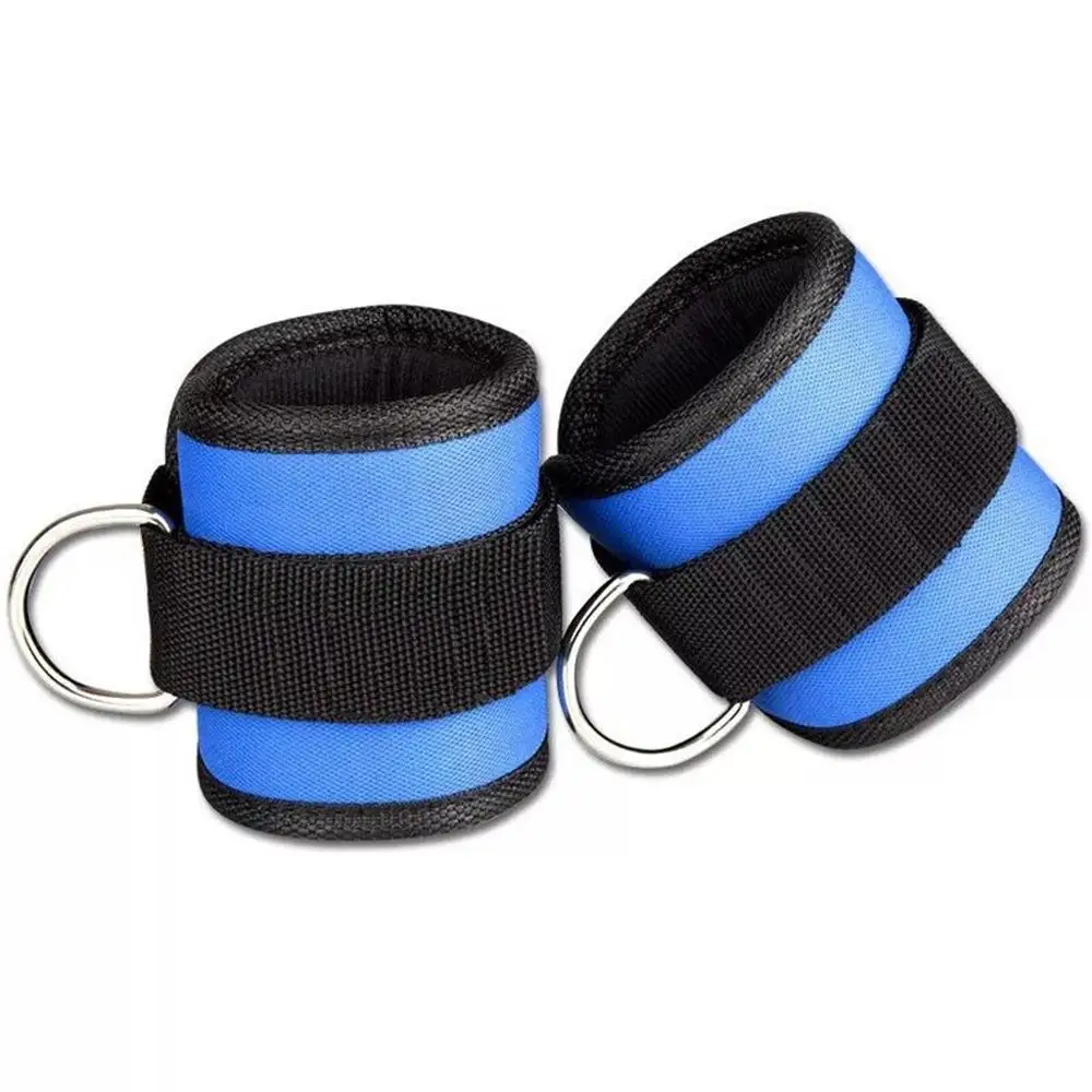 Силовое тренировочное кольцо для фитнеса, ремешок на лодыжке, ремень сопротивления, Тяговая веревка, аксессуары, спортивное защитное снаряжение, пояс для тяжелой атлетики 3 - Цвет: Синий