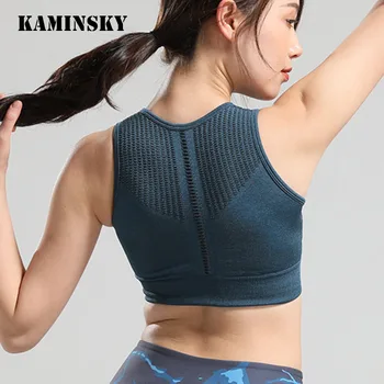 

Kaminsky 2020 Women's Seamless Sporting Bras No Rims Breathable And Quick-Drying Running Bra Beautiful Back Vest