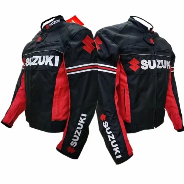 

New 2020 Arrival Professional Motocross Jackets for SUZUKI Oxford cloth Motorcycle Racing Riding Jackets with 5pcs protector