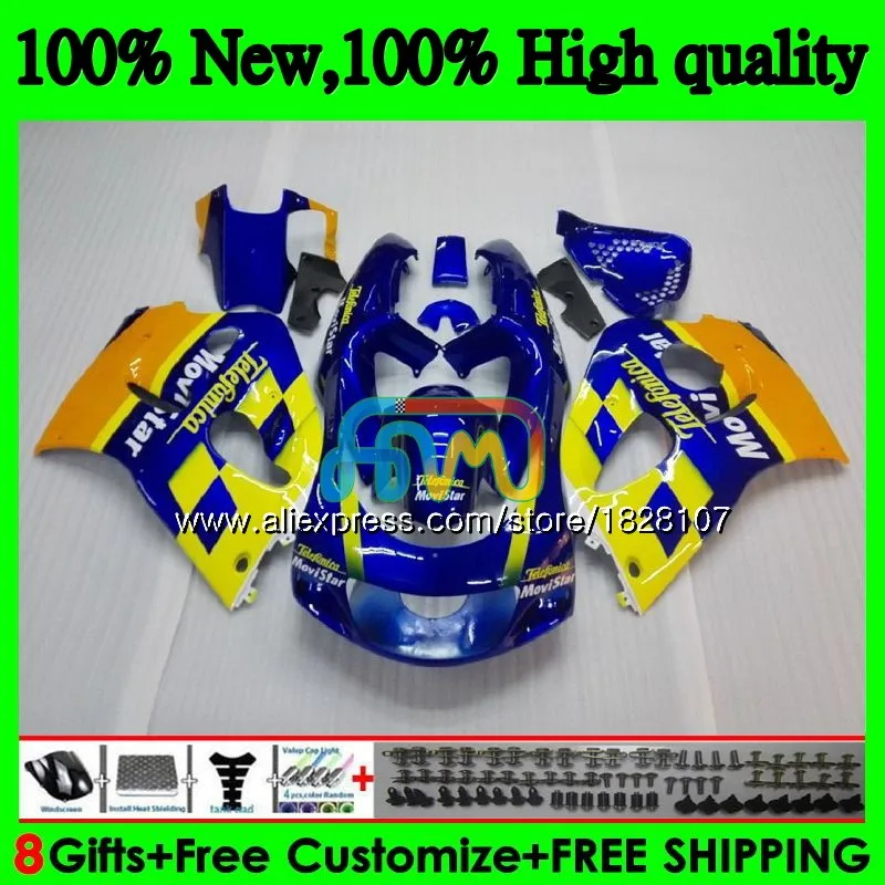 Средства ухода за кожей для SUZUKI GSXR 600 750 SRAD GSXR600 Movistar 96 97 98 99 00 32BS. 25 GSX-R600 GSXR750 1996 1997 1998 1999 2000 обтекатель