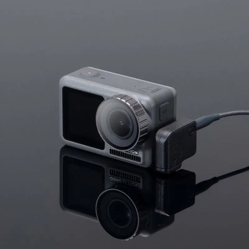 Микрофон 3,5 мм/USB-C адаптер для зарядки аудио внешнее крепление для микрофона для Osmo Action Adapter