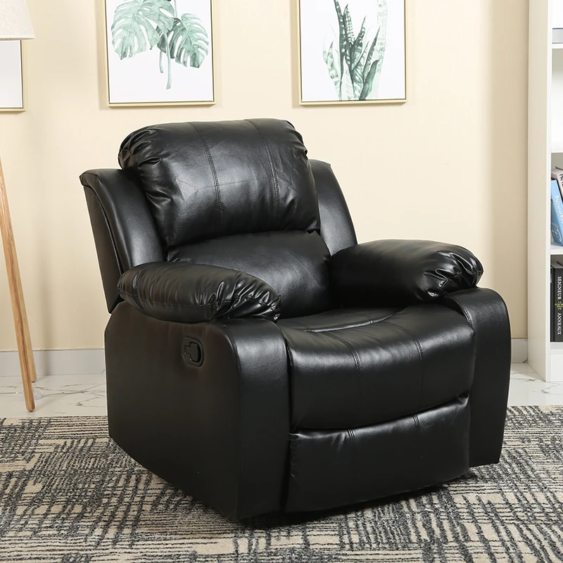 Многофункциональный диван ручной откидной стул - Цвет: black PU