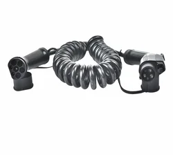 Pistolet de charge pour véhicule électrique, en spirale, conforme aux normes américaines et européennes, IEC 62196 – 2, 16A 