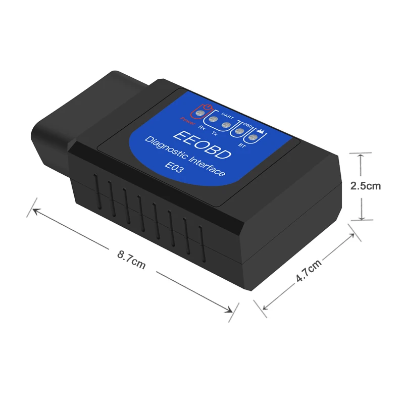 Новое поступление ELM327 Bluetooth 3,0 OBD2 Elm 327 Bluetooth PIC18F25K80 чип автоматический диагностический инструмент OBDII для Android/IOS/Windows e03