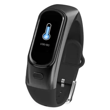 

H109 Intercom Smart Bracelet Wireless Bluetooth Call Headset for Android Ios mobile phone with heart rate monitoring call strap