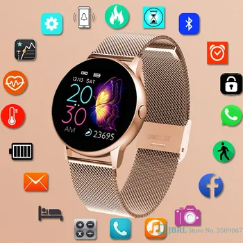 

Full Touch Smart Watch Women Luxury Sport SmartWatch For Android IOS Electronic Ladies Smart-Watch Female Bluetooth Smart Clock