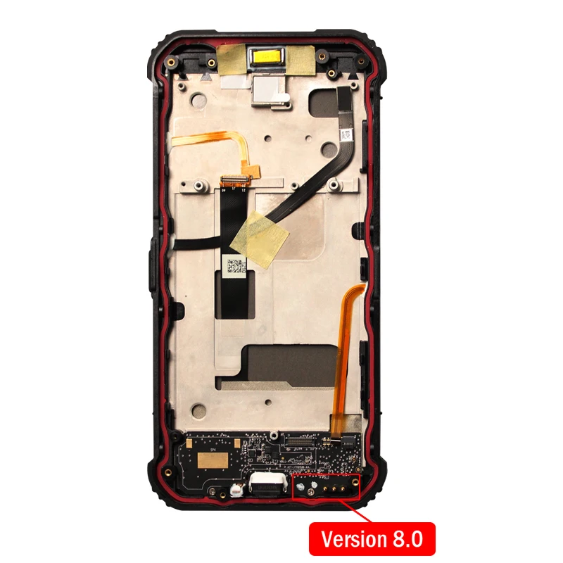 version 8.0 6,21 ''Blackview BV9600 ЖК-дисплей+ сенсорный экран дигитайзер+ рамка в сборе ЖК+ сенсорный дигитайзер для BV9600 PRO - Цвет: version 8.0