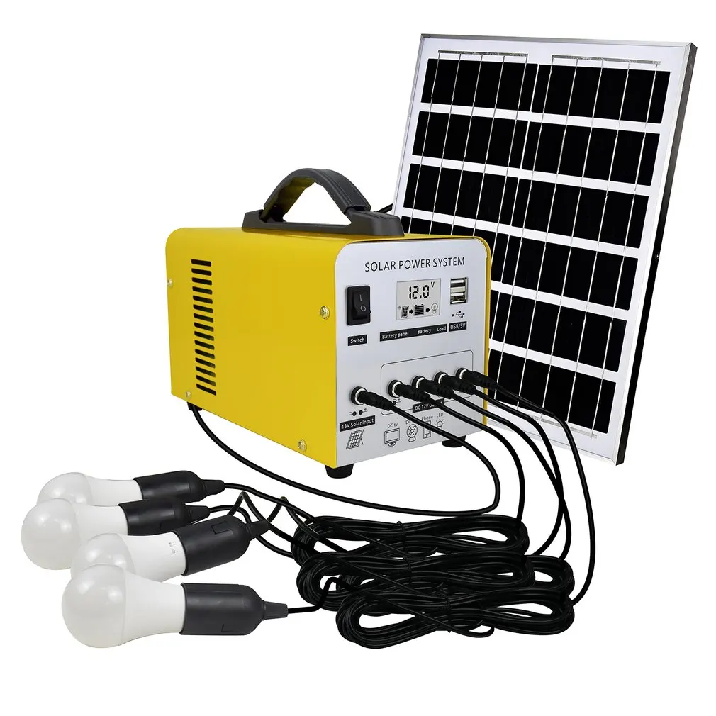 Солнечная панель с зарядным устройством 12 В USB светодиодный ными лампочками |