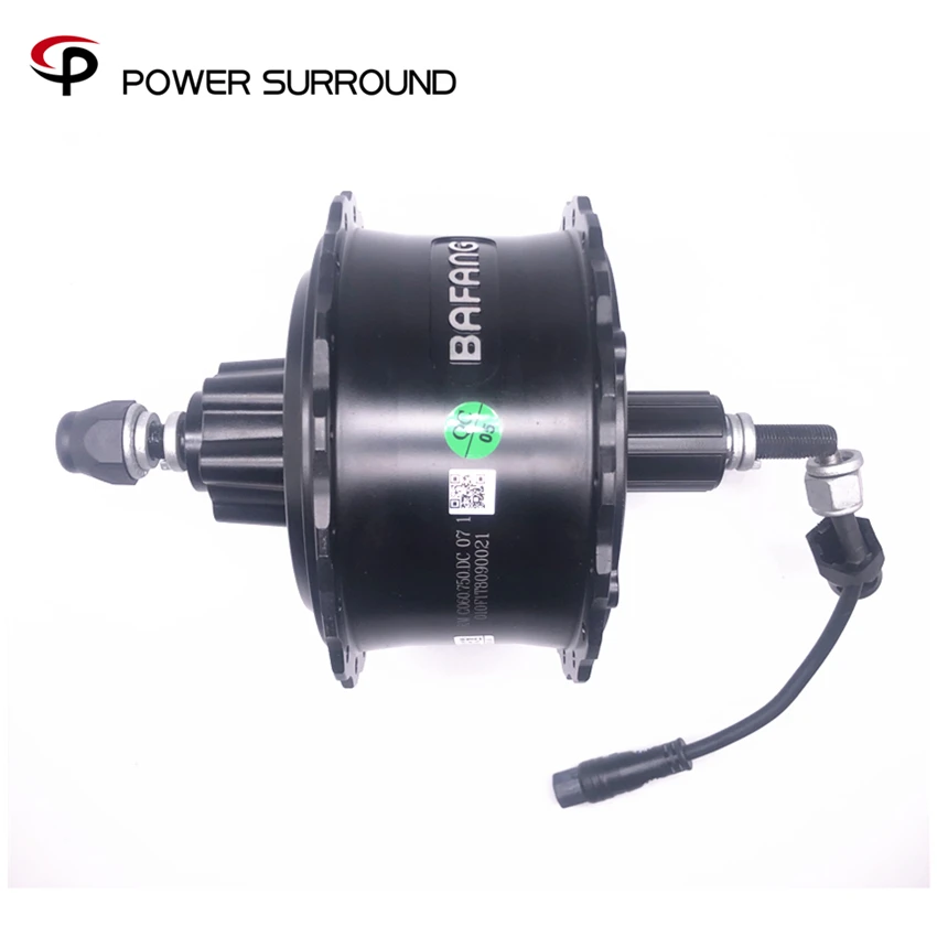 PROD 4000505502415 2021 bafang 190mm version 48V750W rear Cassette
freewheel hub motor with disc brake for fat bike Motor electric bike Kit