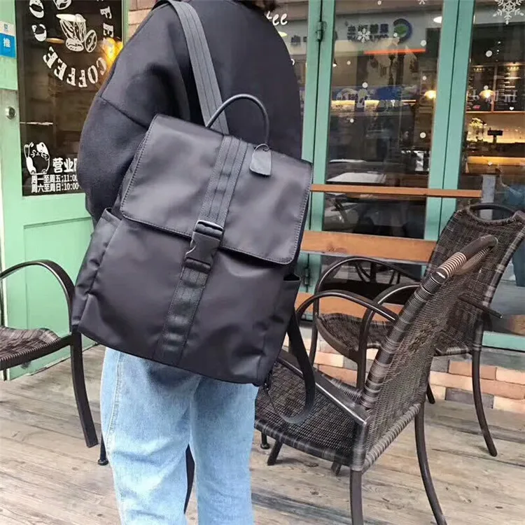 

Backpack Women's 2019 New Style Sports Korean-style Simple Fashion Versatile Large Size Nylon Waterproof Ultra-Thin Cloth Backpa