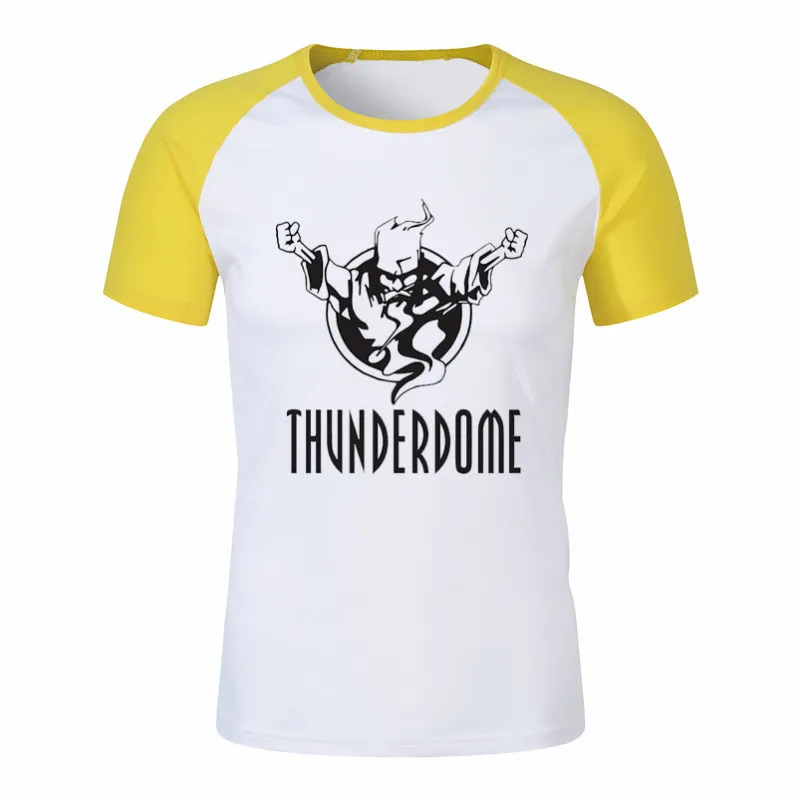 Новые крутые дизайнерские рубашки Thunderdome Hardcore Wizard для взрослых повседневные топы с короткими рукавами футболка мужская футболка простой стиль футболка - Цвет: P1753F-yellow