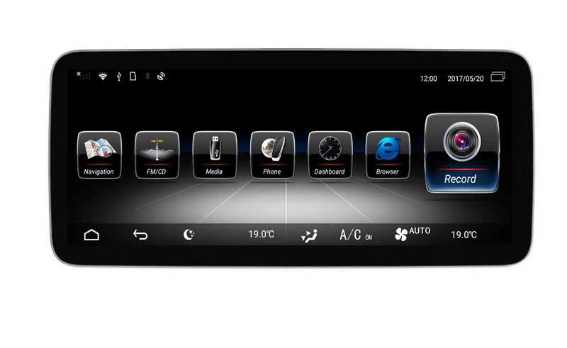 10,25 дюймов android 9,0 автомобильный dvd-плеер для Mercedes benz c-класс W205 GLC X253 V W446 NTG 5,0 5,1 Автомобильный мультимедийный gps navi