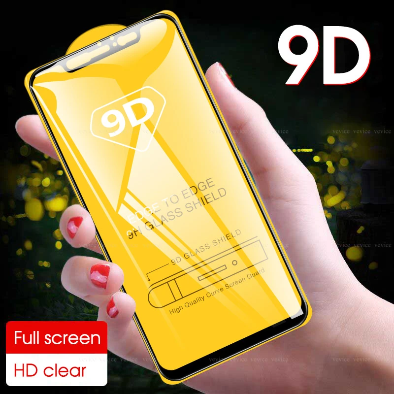 Закаленное защитное стекло 9D для Xiaomi Mi 8 9 Pocophone F1 CC9 CC9E 5X 6X пленка 8lite 9T Pro 9SE A1