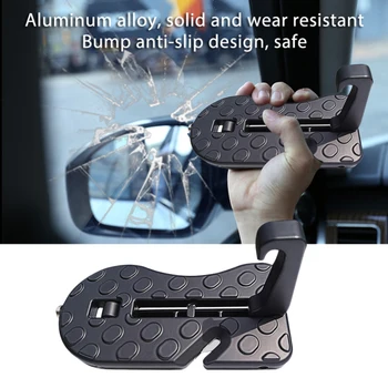 

Car Auxiliary Pedal Easy Access To Car Rooftop With Safety Hammer Non-Slip Foot Rest Pedal Auto Accessories For SUV Jeep Truck