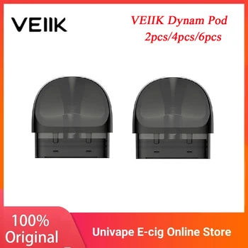 

2pcs/4pcs/6pcs Original VEIIK Dynam Pod with 2ml Capacity & 1.2ohm Coil Cartridge E-cigarette Vape Pod for VEIIK Dynam Pod Kit