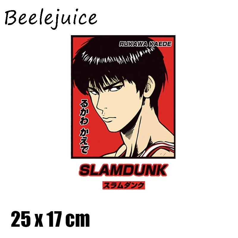 SLAM DUNK мультфильм патчи для одежды DIY класс-термопереводные наклейки декоративные аксессуары