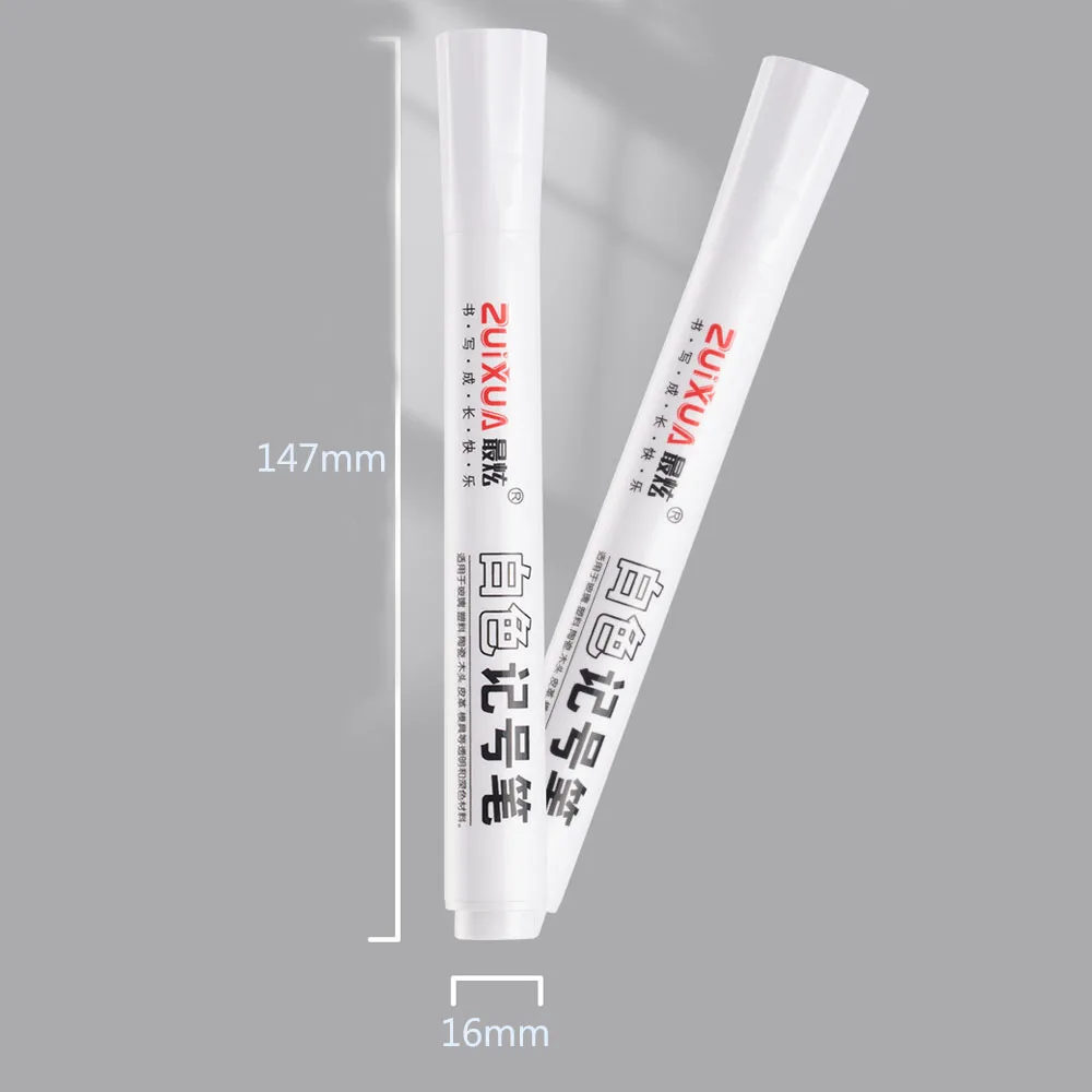 Permanent Marker Pen Oily Waterproof White