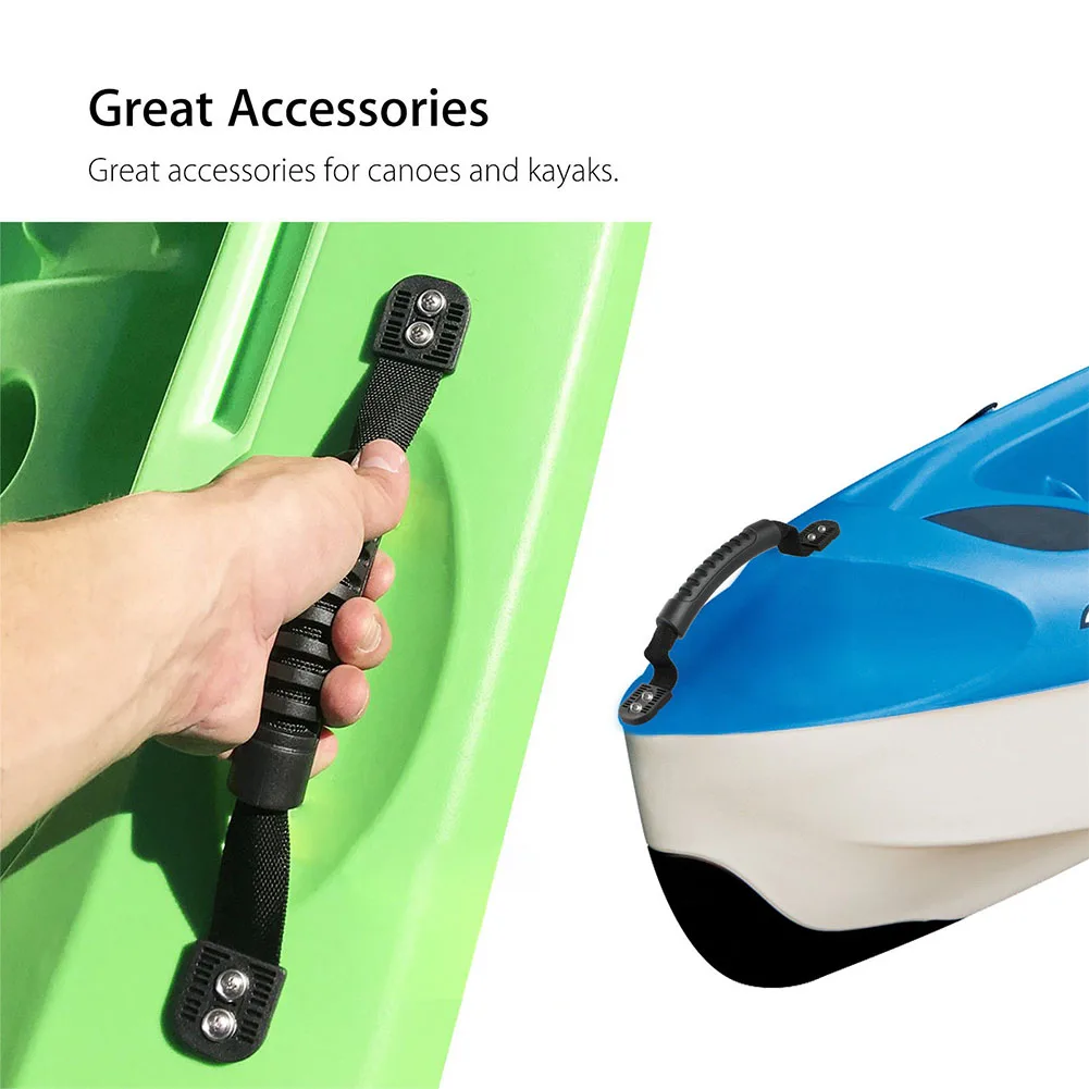 2pcs/set Boat Luggage For Canoe Fitting Side Mount Accessories Easy To Install Carry DIY PVC Kayaks Handle Comfortable Practical