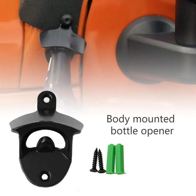 Onever Car Body Mounted Bottle Opener Suitable for Jeep Wrangler JK Beer Bottle Opener Wall