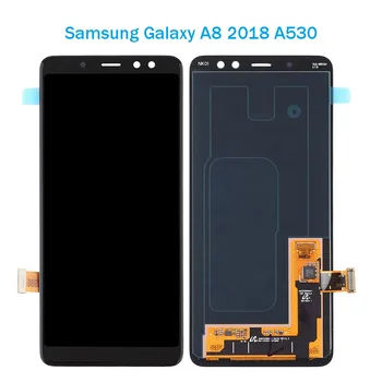 

AMOLED LCD For Samsung Galaxy A8 2018 A530 LCD Display Touch Screen Digitizer Assembly For Samsung A530 A530F LCD Screen