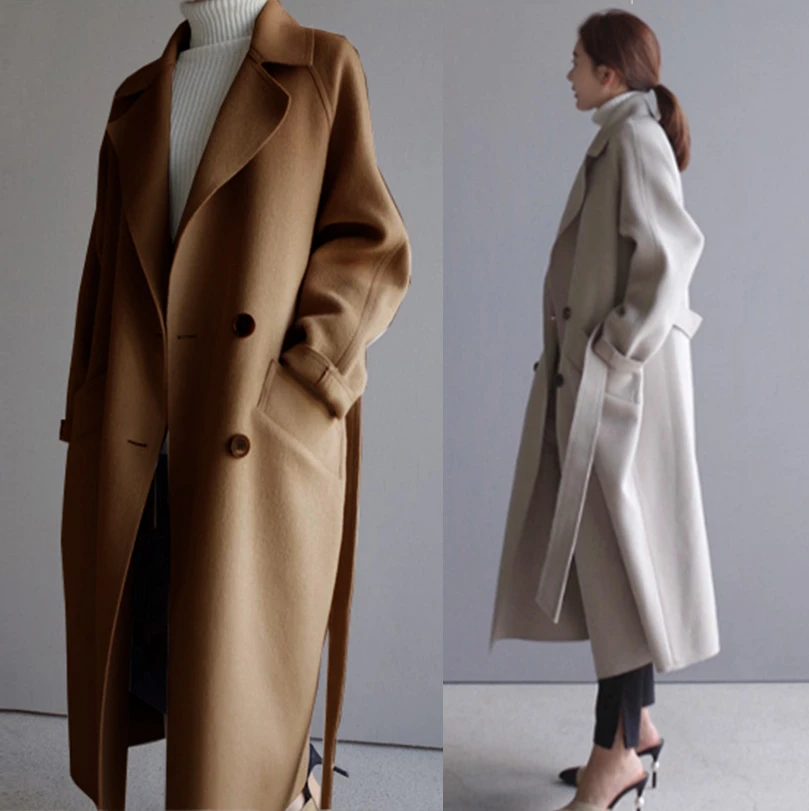 Loose wool coat Clearance