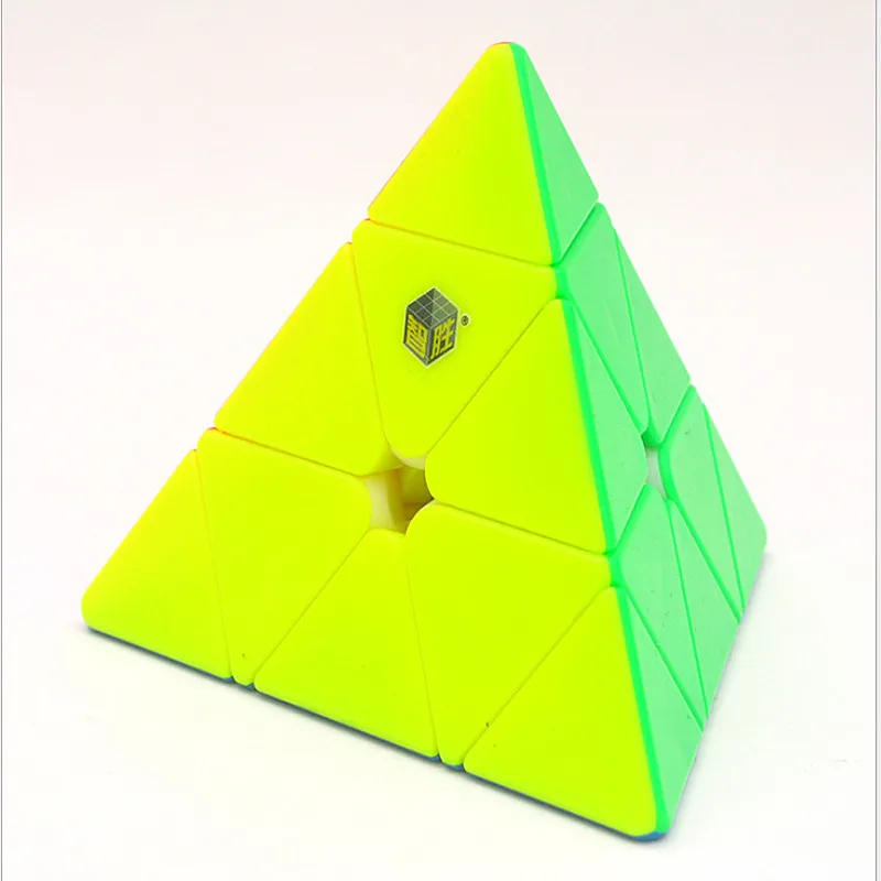 YuXin Little Magic 3x3x3 головоломка "Пирамида Рубика" YuXin 3x3 Пирамида волшебный куб маленькая Волшебная Пирамида 3x3 скоростной куб YuXin Пирамида волшебный куб