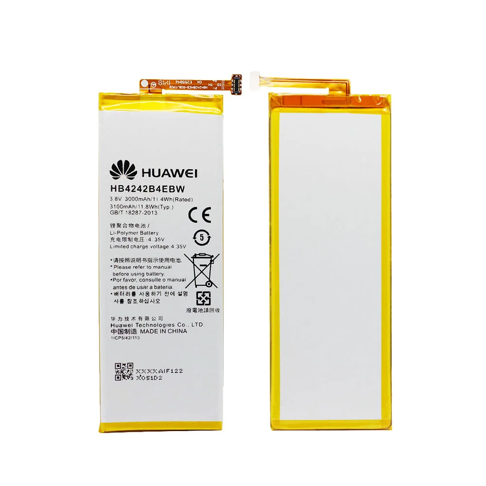 Батарея для huawei HB4242B4EBW 3000 мА-ч для huawei Honor6 Honor4X H60-L01 H60-L02 H60-L04-L11 Замена телефон Батарея