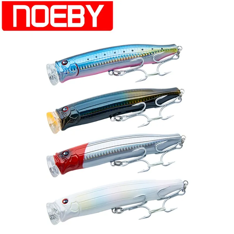 NOEBY Поппер приманка 100 мм/19,5 г 120 мм/29 г Топ воды Ses бас рыболовные приманки isca искусственные Para Pesca Leurre Рыбалка воблер