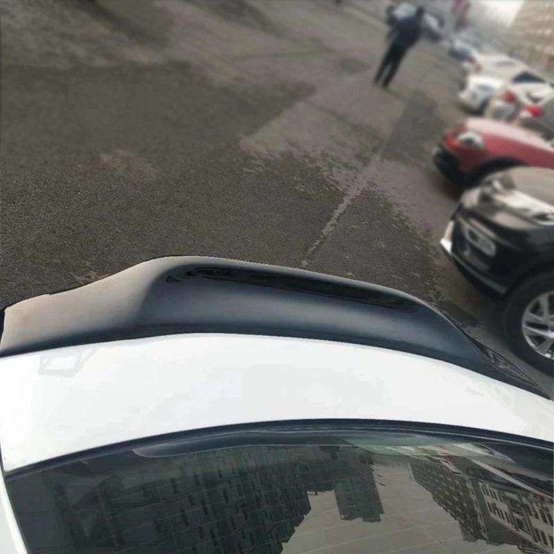 Накладка на багажник автомобиля углеродного волокна авто задний Багажник крыло R Стиль ремонт аксессуары спойлер для Honda Civic