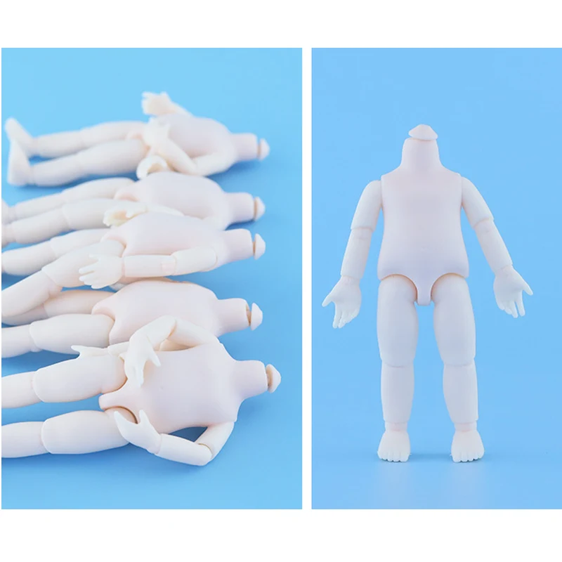 5 шт./лот BJD 1/8 кукла без одежды часть 16 см тело с поворотом на 40 градусов Ob11 белая