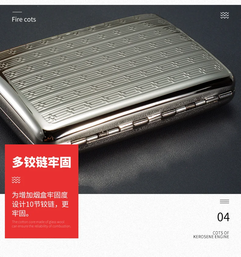 Alloy 20 cigarette packing box, creative ashtray, custom ashtray, zinc alloy, men's decoration, gift giving. gadgets for men