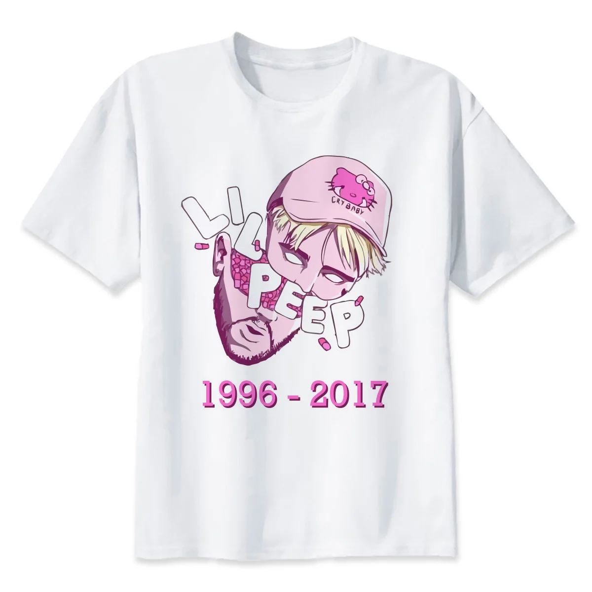 Новое поступление Lil Peep Man Футболка Хип-хоп рэп футболка на заказ футболка Забавные топы с рисунками - Цвет: 2309