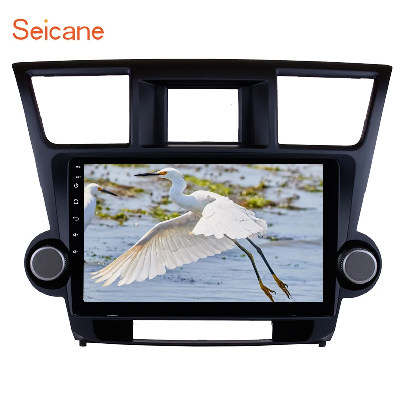 Flash Deal Seicane 10.1 inch Android 9.0 for Toyota Highlander 2009-2014 Car GPS Navigation Radio Multimedia Steering Wheel Control 0