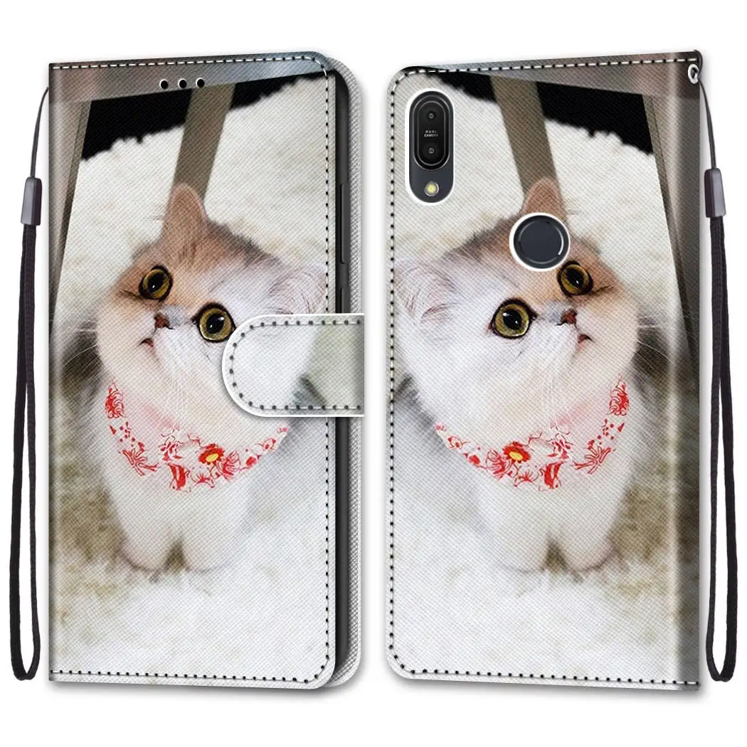 29 Luxury Phone Case for Asus ZenFone Max M1 ZB555KL Plus ZB570TL Pro ZB601KL M2 ZB631KL ZB633KL Case Leather Wallet Flip Cover - Цвет: 29
