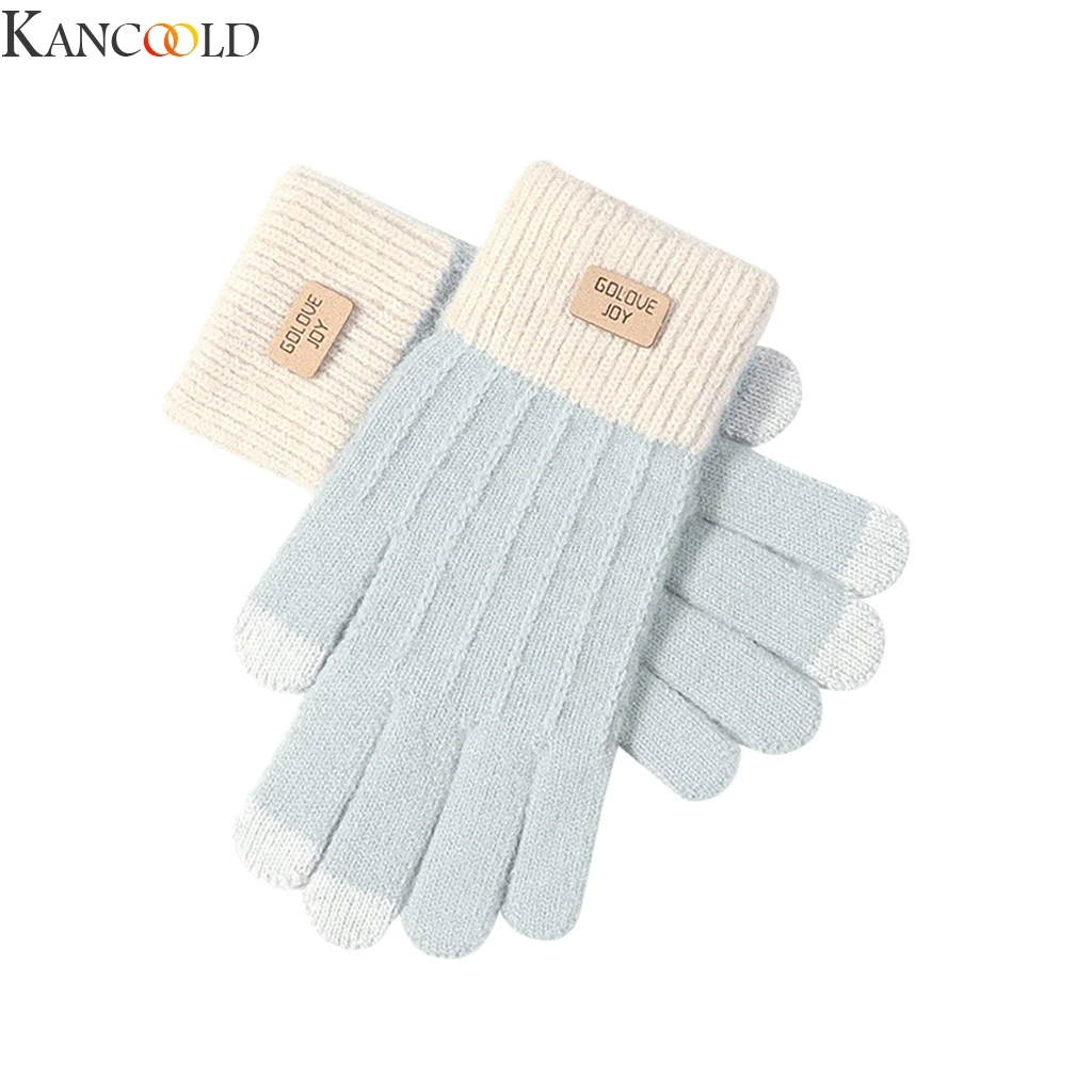 KANCOOLD New Arrival Winter Gloves Women Touch Screen Waterproof Outdoor Cute Warm Gloves Soft Cotton Comfortable Gloves