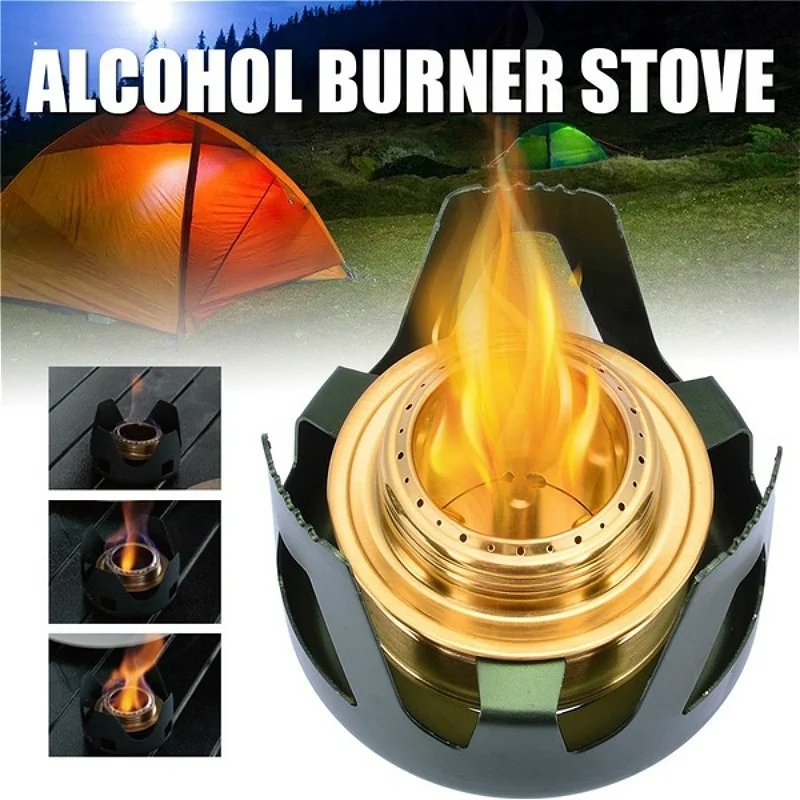 

Portable Outdoor Camping Stove Mini Liquid Fuel Gasoline Stove Liquid Fuel Alcohol Diesel Oil Stove Kerosene Burners