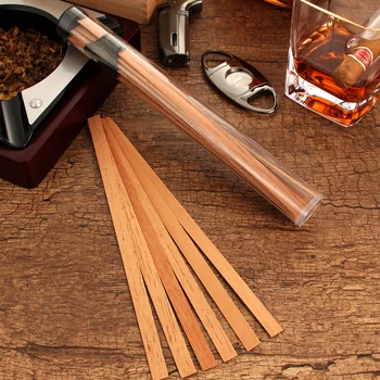 

Galiner Portable Cedar Spills Cigar Lighter Accessories Classic Cigar and Pipe Smoking Tool For Cigars