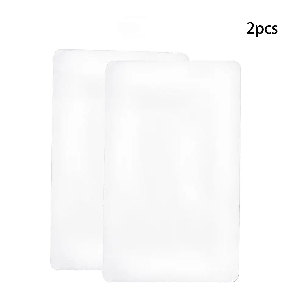 2/5pcs Frameless Optical 3X Magnifier For Reading Books Magazines Fresnel Lens Premium Lens For Small Prints Low Vision Seniors