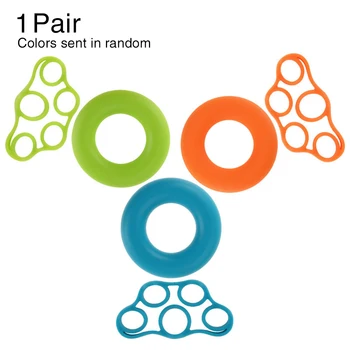 

Music Players Random Color Carpal Expander Stretcher Silicone Exercise Band Hand Grip Wrist Strength Finger Trainer Fitness Tool