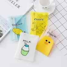 Горячая полупрозрачный прекрасный подарок мультфильм Забавный закуски портмоне мягкий ПВХ монета сумка на молнии