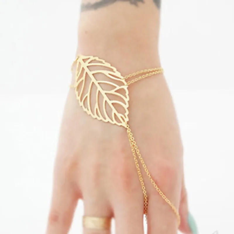 Hand Chain Slave Bracelets Women Summer Fashion Jewelry Gold Color/Silver Color Metal Party Club Chains 1PC bracelet jewelry