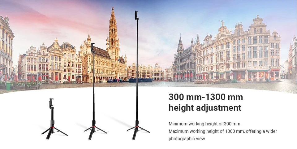 Description Picture 4 of itemSmallRig Portable Wireless Selfie Stick Bluetooth Foldable Mini Tripod For IPhone 13 /For Huawei Remote Control Tripod 3375