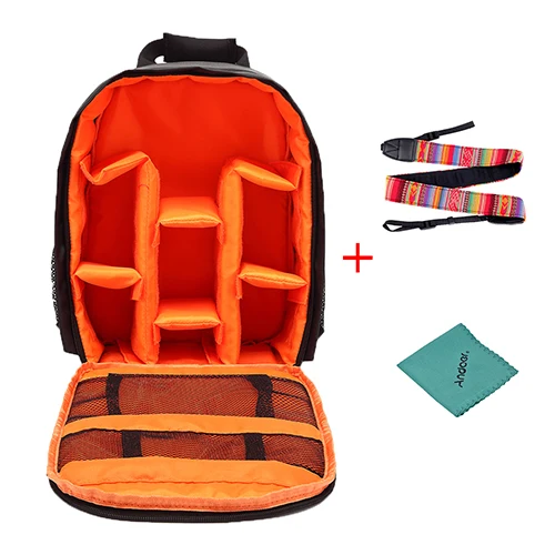 Wift Gift Andoer DSLR рюкзак для цифровой камеры сумка Многофункциональный маленький видео рюкзак водонепроницаемый открытый видео камера сумка рюкзак - Цвет: Wift Gift