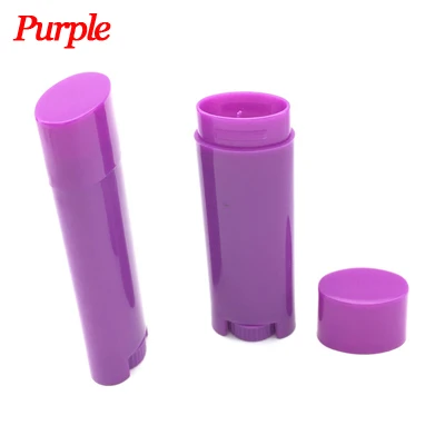 100PCS Purple 100 шт пустые 4,5 г/0,15 унций Овальные Плоские тюбики бальзам для губ тюбики губная помада контейнеры DIY косметические тюбики разноцветные бутылки - Цвет: 100PCS Purple