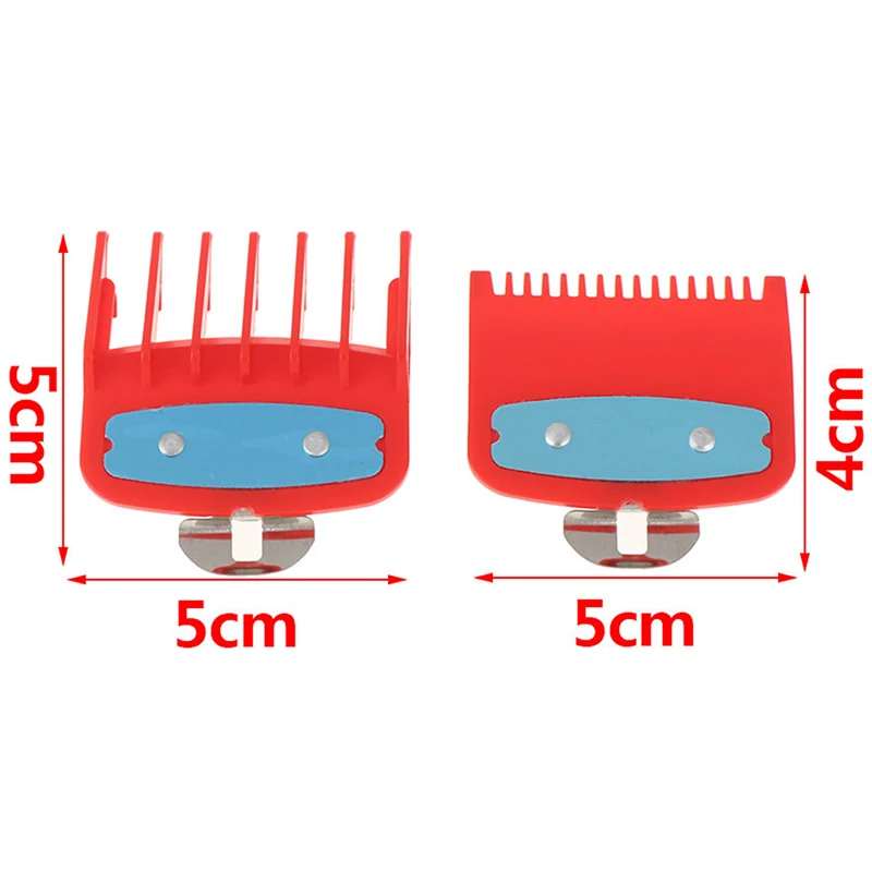2 шт(1,5 мм+ 4,5 мм) набор направляющих гребней 1,5 и 4,5 мм размер красного цвета набор гребней для профессионального клипера